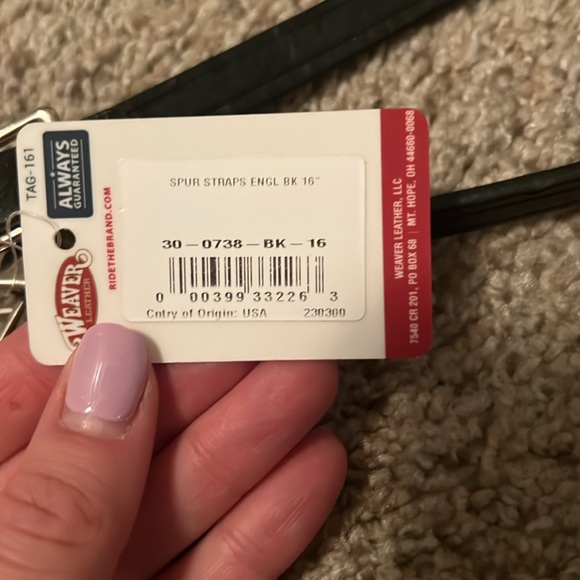 NWT weaver spur straps - Picture 3 of 3